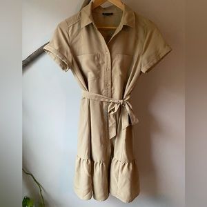 Madison khaki mini dress size S